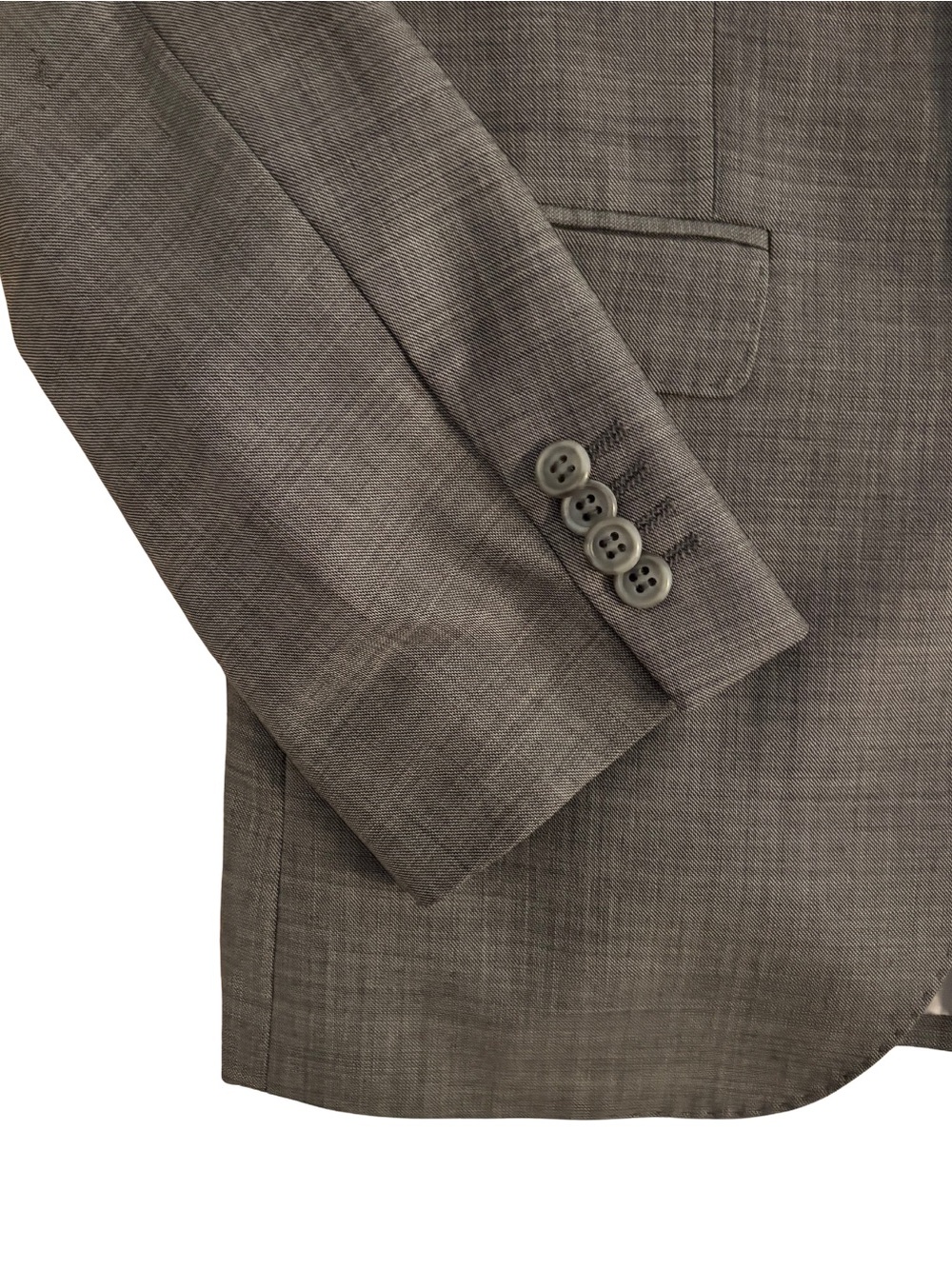 Tiger of Sweden βNordenβ Slim Gray Two-Button Blazer - Picture 5 of 8